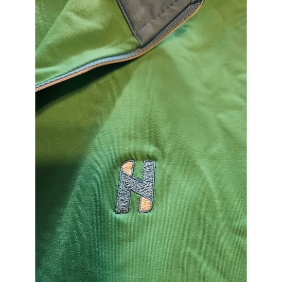 Mens FootJoy Golf 1/4 ZIP Vest, Size: XL, Green Mock Neck - Picture 4 of 7